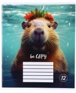 Тетрадь школьная Capybara24 12 листов скоба линия Nota Bene