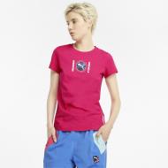 Футболка Puma INTL Graphic Tee 53165814 р.XS розовый