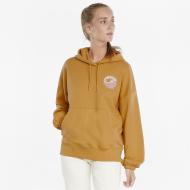 Джемпер Puma Downtown Graphic Hoodie 53167437 р. S желтый