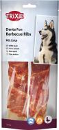 Лакомство Trixie ребрышки для чистки зубов Denta Fun с уткой натуральная кожа 17 см 110 г 2 шт (31466)