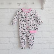 Человечек для девочки Blanka Панда р.62 белый 110041