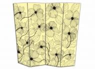 Ширма интерьерная Фабрика Орловських Эскиз Цветы 1600x1600x75 мм мульти