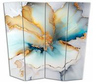 Ширма интерьерная Фабрика Орловських Мраморный цветок 1600x1800x75 мм мульти