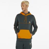 Джемпер Puma CLSX Piped Hoodie TR 53170580 р. XL зелений