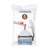 Мешки для мусора с затяжками Brabantia Bin Liners крепкие 10 л 40 шт.