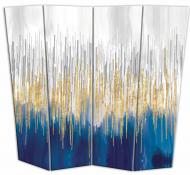 Ширма интерьерная Фабрика Орловських Golden Blue Wall 1600x1800x75 мм мульти