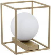 Настольная лампа Eglo Vallaspra 1x40 Вт E14 шампань/белый 97794