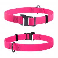 Ошейник WAUDOG Waterproof водостойкий 2,5х35-70 см розовый