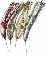 Гілочка декоративна з кульками в асортименті 64 см EPI-E7015