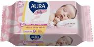 Детские влажные салфетки Aura Baby 60 шт.