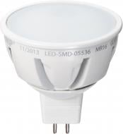 Лампа светодиодная Eurolamp 5 Вт MR16 матовая GU5.3 220-240 В 4000 К