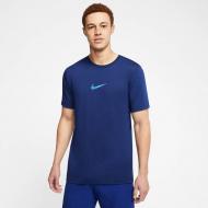 Футболка Nike M NK DRY TEE DB SSNL SWOOSH CK4248-492 р.L синий