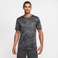 Футболка Nike M NK DRY LEG TEE CAMO AOP CK4252-069 р.XL темно-серый