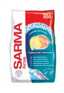 Стиральный порошок для машинной и ручной стирки SARMA Актив Горная свежесть 0,8 кг 
