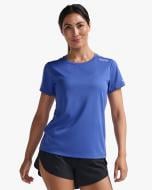 Футболка 2XU Aero Tee WR6565a_MAR/HRF р.S фіолетовий