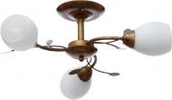 Люстра потолочная Victoria Lighting 3xE14 коричневый Agata/PL3