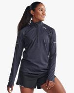 Джемпер 2XU Aero 1/2 Zip WR7245a_BLK/SRF р.XS черный