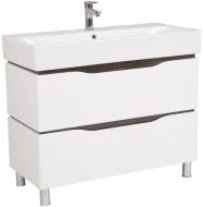 Тумба напольная Aqua Rodos Венеция 100 с умывальником венге