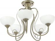 Люстра потолочная Victoria Lighting 5xE27 античная латунь Lumia/PL5