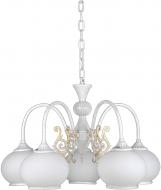 Люстра подвесная Victoria Lighting 5xE27 античный белый Orlando/SP5
