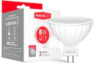 Лампа світлодіодна Maxus 8 Вт MR16 матова GU5.3 220 В 4100 К 1-LED-514