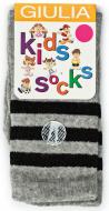 Гольфи дитячі для дівчатокдля хлопчиків Giulia KG-001 MELANGE gambaletto grey melange р.22 сірий