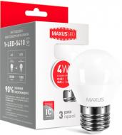 Лампа світлодіодна Maxus F 4 Вт G45 матова E27 220 В 4100 К 1-LED-5410