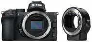 Фотокамера Nikon Z50 + FTZ Adapter black VOA050K003