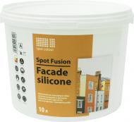 Фарба силіконова водоемульсійна Spot Colour Fusion Facade Silicone мат білий 10 л