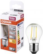 Лампа светодиодная Osram Filament P40 1,8 Вт E27 2700 К 220 В прозрачная 4,0528999618e+012