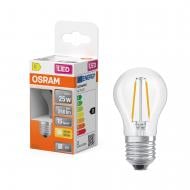 Лампа светодиодная Osram Filament P40 1,8 Вт E27 2700 К 220 В прозрачная 4,0528999618e+012