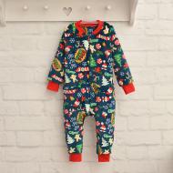 Ромпер унисекс Blanka Новогодний р.86 синий 110071