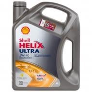 Моторное масло синтетическое SHELL Helix Ultra 5W-40 4 л (ТОВ-У000005)