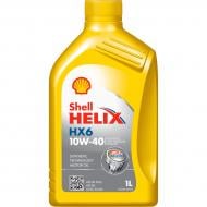 Моторне мастило SHELL Helix HX6 10W-40 1 л (ТОВ-У001627)