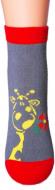 Шкарпетки дитячі для дівчатокдля хлопчиків Giulia KSL-003 calzino fumo р.22 сірий