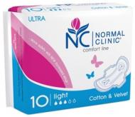 Прокладки гігієнічні Normal Clinic Ultra Comfort Cotton&Velvet light 10 шт.