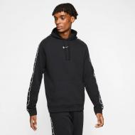 Джемпер Nike M NSW SWOOSH FLC PO HOODIE FT CV1030-010 р. 2XL черный