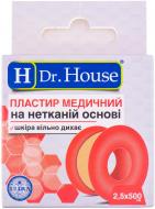 Пластырь медицинский Dr. House бактерицидный на нетканой основе 2,5 см х 500 см нестерильные 1 шт.