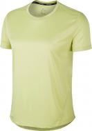 Футболка Nike W NK MILER TOP SS AJ8121-367 р.S салатовый