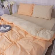 Комплект постельного белья MirSon Nicoletta (12-0712+13-1027) бежевый/оранжевый