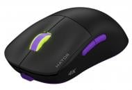 Мишка бездротова Hator Quasar 2 Ultra 4K Wireless black/lilac (HTM570BL)