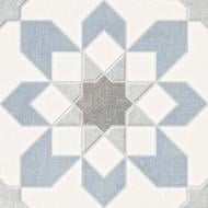 Плитка PERONDA Doha blue flower sp 22,3x22,3 см