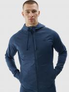Джемпер 4F SWEATSHIRT FNK M404 4FWAW24TFSWM404-31M р.M синий Джемпер 4F SWEATSHIRT FNK M404 4FWAW24TFSWM404-31M р.M синий