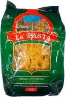 Макарони La Pasta фігурні короткі Бантики Per Primi 4820211661014 400 г