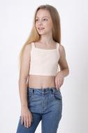 Кроп-топ для дівчаток Mevis 4606 08 р.134 пудра 4606