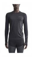 Термокофта Craft SUBZ LS WOOL TEE M 1907712-998935 р.M черный меланж