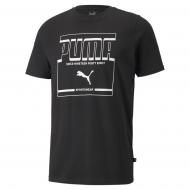 Футболка Puma Graphic Tee 58926701 р.XL черный Футболка Puma Graphic Tee 58926701 р.XL черный