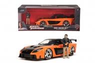 Машинка Jada 1:24 Форсаж 9 Mazda RX-7 с фигуркой Хана 253205002