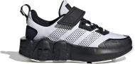 Кроссовки для мальчиков демисезонные Adidas STAR WARS RUNNER EL ID0378 р.36 2/3 белые с черным