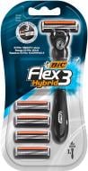 Бритва BIC Flex Hybrid зі змінними картриджами 4 шт. Бритва BIC Flex Hybrid зі змінними картриджами 4 шт.